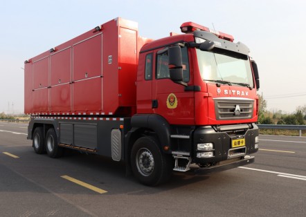 拉消防機(jī)器人的消防車_消防器材運輸車_博利牌BLT5210TXFZX80/JY-S6型自裝卸式消防車 拉消防機(jī)器人的消防車_消防器材運輸車_博利牌BLT5210TXFZX80/JY-S6型自裝卸式消防車